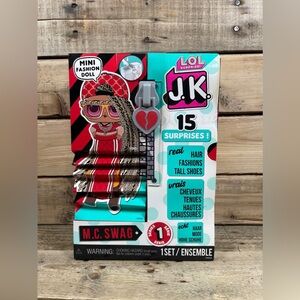 LOL Surprise JK MC Swag Mini Fashion Doll Series 1 2020 MGA 15 Item Blind Figure